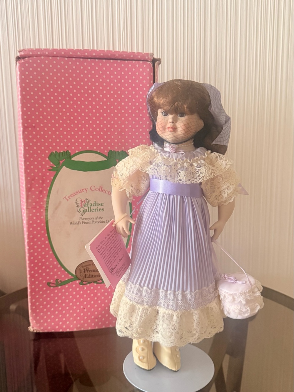 Victorian Porcelain Doll by Paradise Galleries Treasury Collection